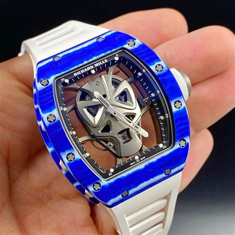 blue richard mille|richard mille blue mask watch.